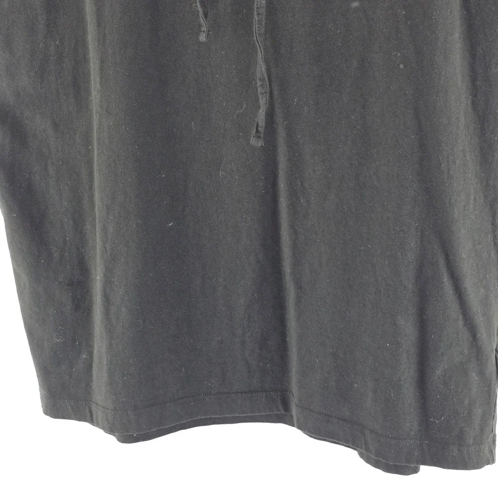 True Religion Sleeveless Hoodie Mens Large Black Graphic Buddha Horseshoe Logo
